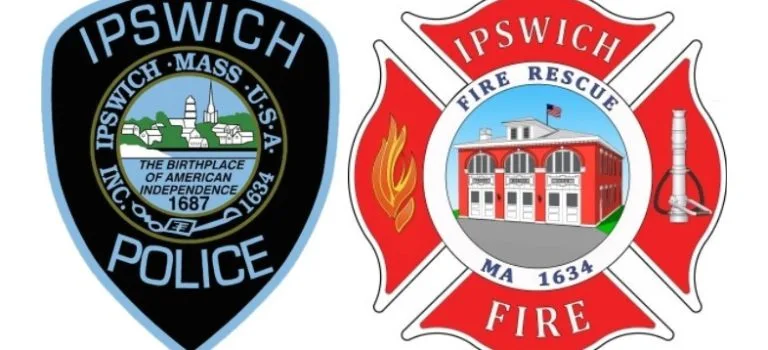 Ipswich Police and Fire patches